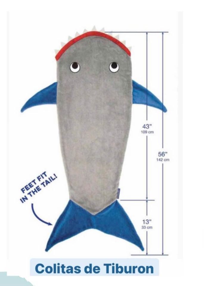 Saco para transporte colita de tiburón