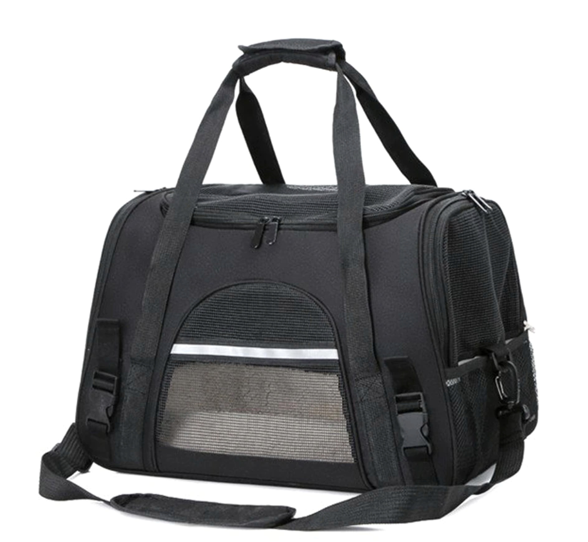 Bolso transportador de mascota ideal para viaje en cabina