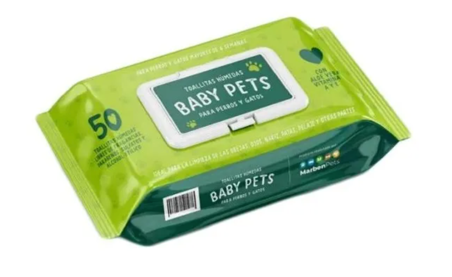 Toallitas humedas para perros y gatos