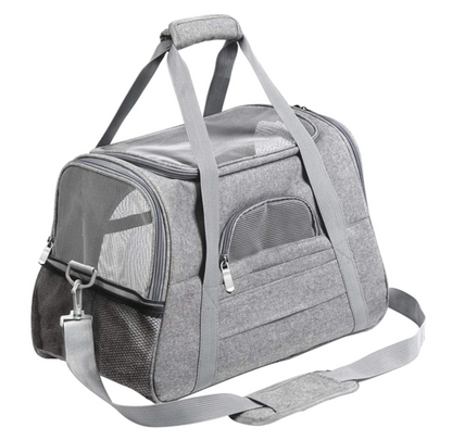 Bolso transportador de mascota ideal para viaje en cabina