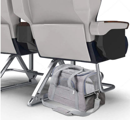 Bolso transportador de mascota ideal para viaje en cabina