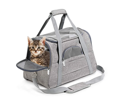 Bolso transportador de mascota ideal para viaje en cabina