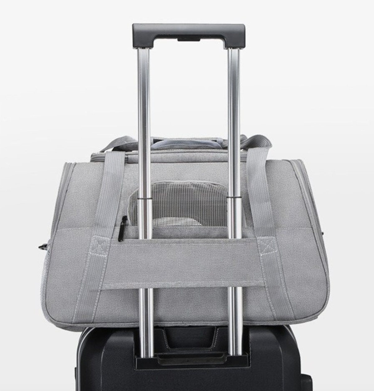 Bolso transportador de mascota ideal para viaje en cabina
