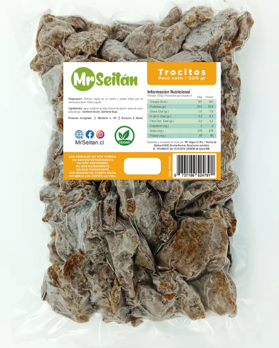 Seitan en trocitos Mr seitan 500 g